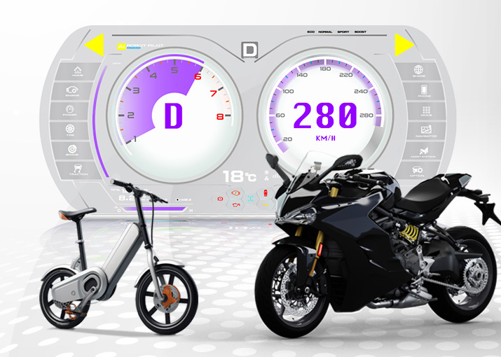 Two Wheeler Display